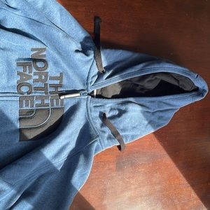 The North Face full zip Hoodie. Mens Large